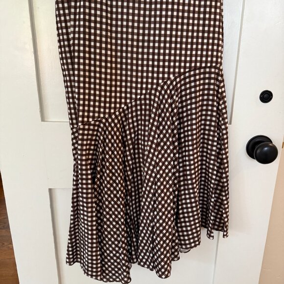 PEONY Check Holiday Midi Dress Gingham - Picture 6 of 8